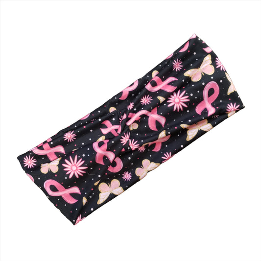 H167  Breast Cancer Headband