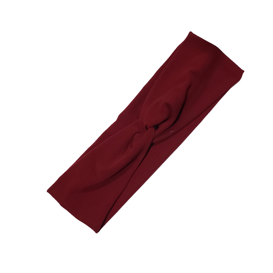 H190  Maroon "No Slip, Stay in Place" Headband